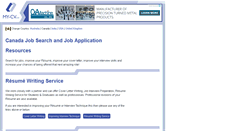 Desktop Screenshot of ca.my-cv.com